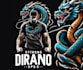 do high quality mascot strong dragon logo