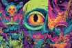 make stunning illustration psychedelic, lifestyle, surrealism