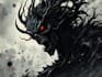 draw custom dark berserk style art in high quality