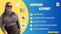 do customised notion template notion CRM notion project management notion
