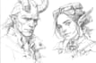 draw sketches with your character