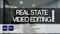 edit real estate promo drone video editing