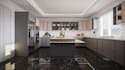 design and render unique modern kitchen,modern cabinet,sink, cgi interior design