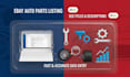 create SEO optimized ebay auto parts listings,  data entry
