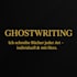 ich schreibe dein buch als ghostwriter