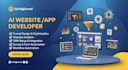 develop ai web application, ai saas software, full stack website development