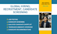 source, screen, and recruit top global talent worldwide