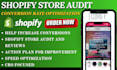 review and audit your shopify store cro conversion rate optimization