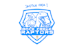 design rock creek raptors logo