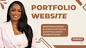 create wordpress portfolio website development design portfolio website