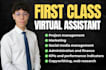 be your first class virtual assistant