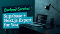 build supabase nextjs auth and api backend