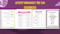 design kids worksheets activity book and custom worksheets