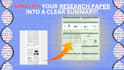 convert research content into a client ready summary