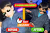 fix blurry images, enhance to HD and resize professionally