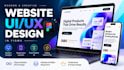 design a modern website UI UX in figma
