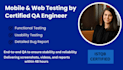 test your web, mobile, API, and database for bugs