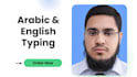 do fast arabic and english typing work in short period