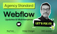 make updates, fixes, and improvements to your webflow website