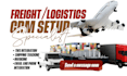 set up freight,logistics CRM, freightpath, aljex, oracle netsuite, pegasus opera