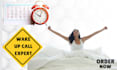 wake up administrative virtual assistance with personal wake up calls assistance