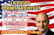 draw and stamp architectural plan, site plan, ca ok ut tx as a licensed engineer
