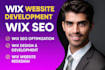 develop a professional wix website and optimize it wix SEO