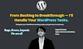 debug and fix your wordpress issues fast, 1 hour expert fix