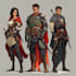 dnd character art and dnd character art