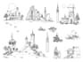 do stylistic illustrations and sketches