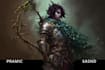 draw a fantasy illustration and design