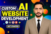 develop ai website, ai chatbot, ai web application