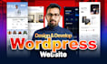 design wordpress website builder, responsive website development