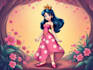 do cute disney cartoon portrait
