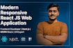develop modern responsive react js web app or frontend development