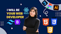do frontend web development, figma to HTML CSS react js