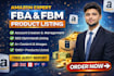 set up amazon fba fbm account amazon product listings for pl, setup amazon store