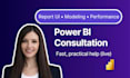 provide expert power bi consultation fast, practical help