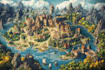 draw a fantasy map