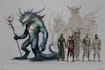 create custom fantasy, alien, or creature 2d character model for games