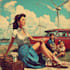 draw retro vintage illustration cartoon character