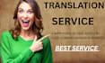 offerfastand reliable translation services world wide