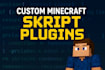 make unique minecraft plugins using skript