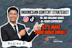 create a content strategy for indonesian audiences