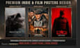 design premium indie film posters and cinematic movie covers