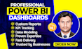 create interactive power bi dashboards and KPI reports