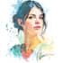 paint stunning watercolor portrait
