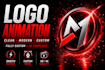 create a clean and modern logo animation