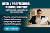 write an ats friendly resume and professional CV