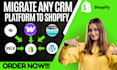 migrate or redesign wordpress wix woocommerce or squarespace godaddy to shopify